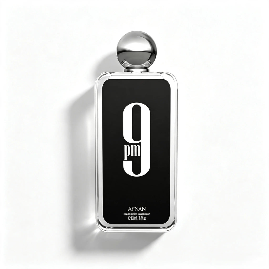 Afnan 9 Pm for Men Eau De Parfum, 3.4 Fl. Oz Refreshing Citrus & Warm Amber Notes |   Long-Lasting Dubai Fragrance for Men & Women |   Ideal Gift Valentine's Day, Anniversaries