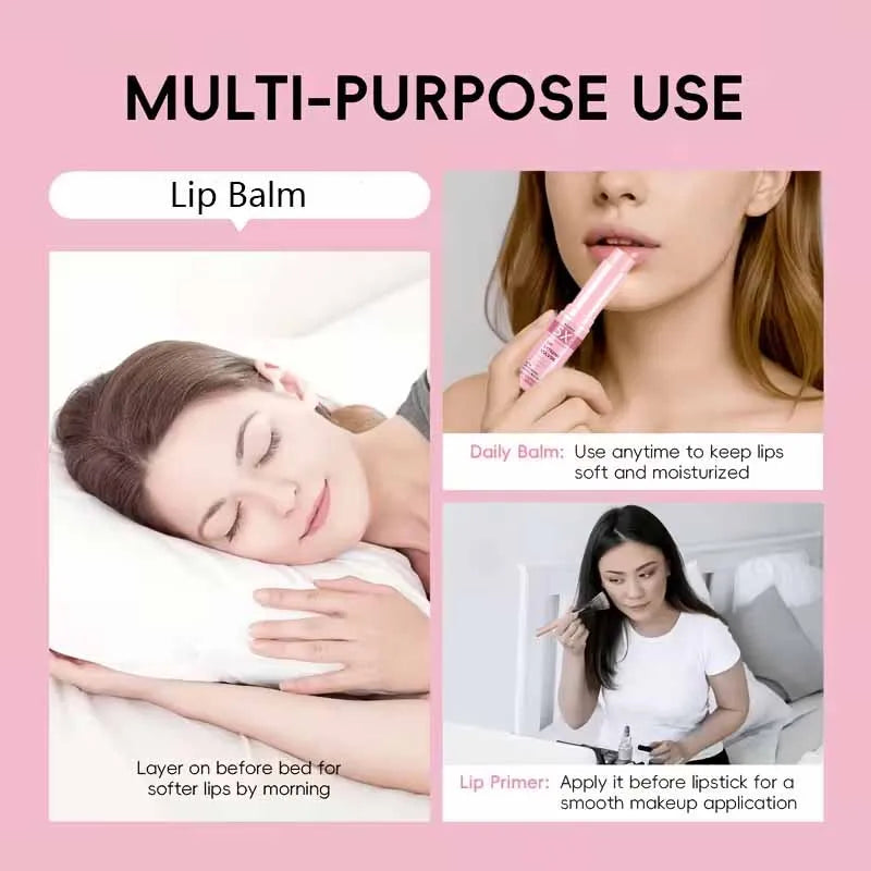 5X Niacinamide Instant Volumizing Lip Balm, Containing Vitamin C, Hyaluronic Acid, and Collagen - High-Shine Lip Balm Suitable for All Skin Types, Creates Sexy, Glossy, and Plump Lips - Enhances Lip Volume and Elasticity, Ins