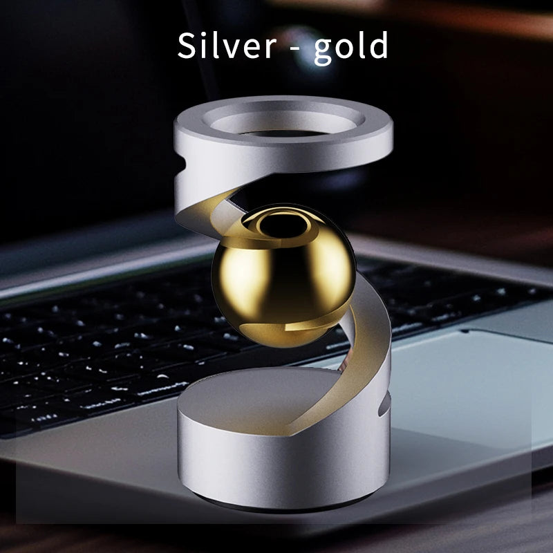 Visual Levitating Desktop Spinning Top Rotating Stress-Relieving Toy Metal EDC Stress-Relieving Toy Festival Gift