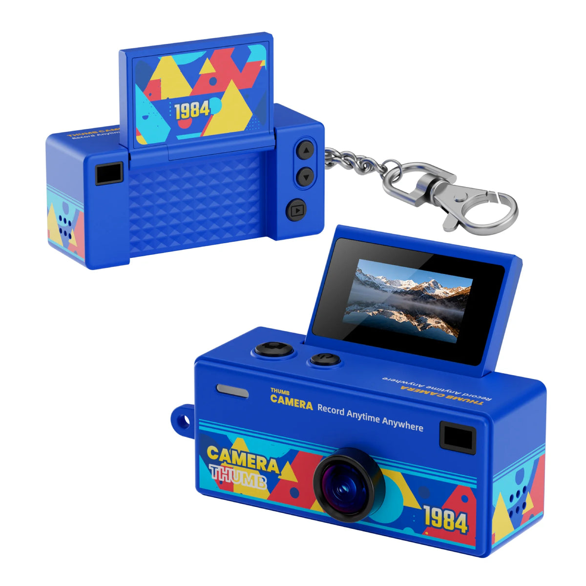 G62 Retro Mini Keychain Thumb Camera 1080P HD Recorder Built-in Flash Outdoor Sports Camera Video Shooting Children Camera 2026