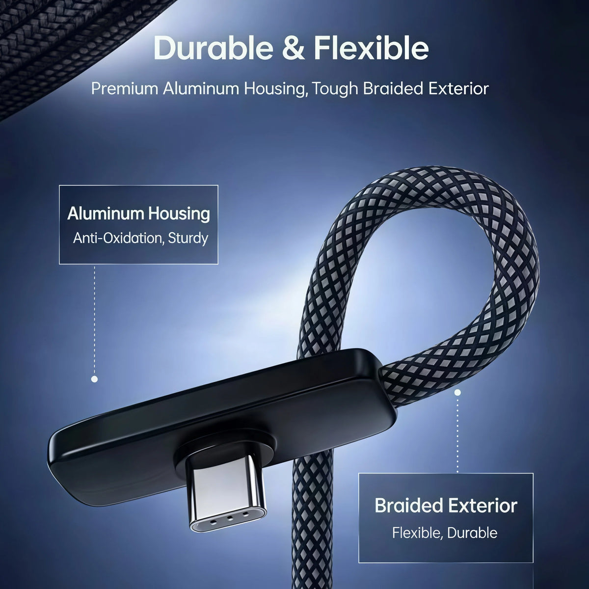 100W 6A Type C Gaming Cable, 90° Right Angle USB A to USB C Nylon Braided Fast Charging Data Cord for Samsung Xiaomi Huawei