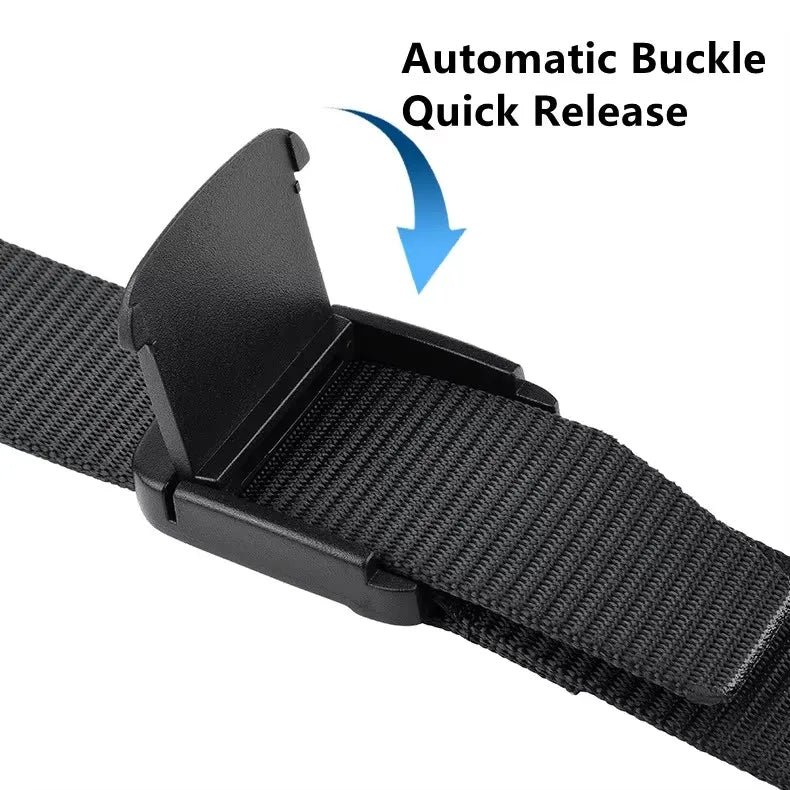 PAUL HUEMAN Automatic Buckle Belt, Tactical Belt For Men And Women