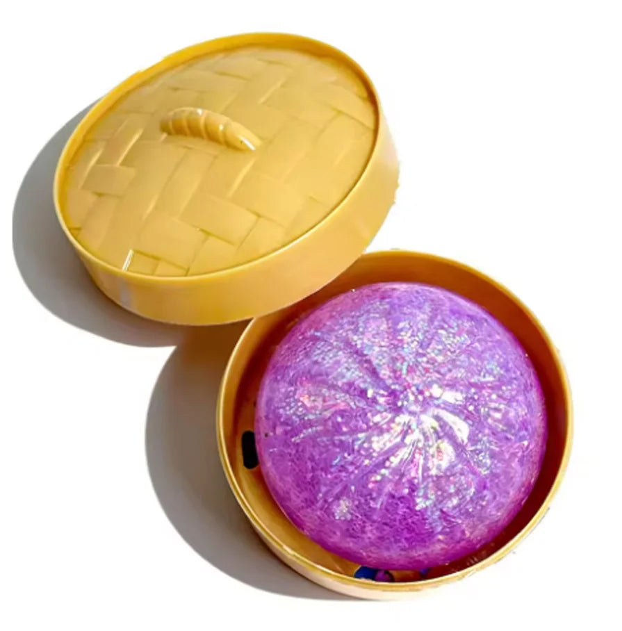 Glitter dumpling squishies Glitter Dumpling Squishy with Box Dumplings Sensory Dumpling Pressure Toy for Stress Relief