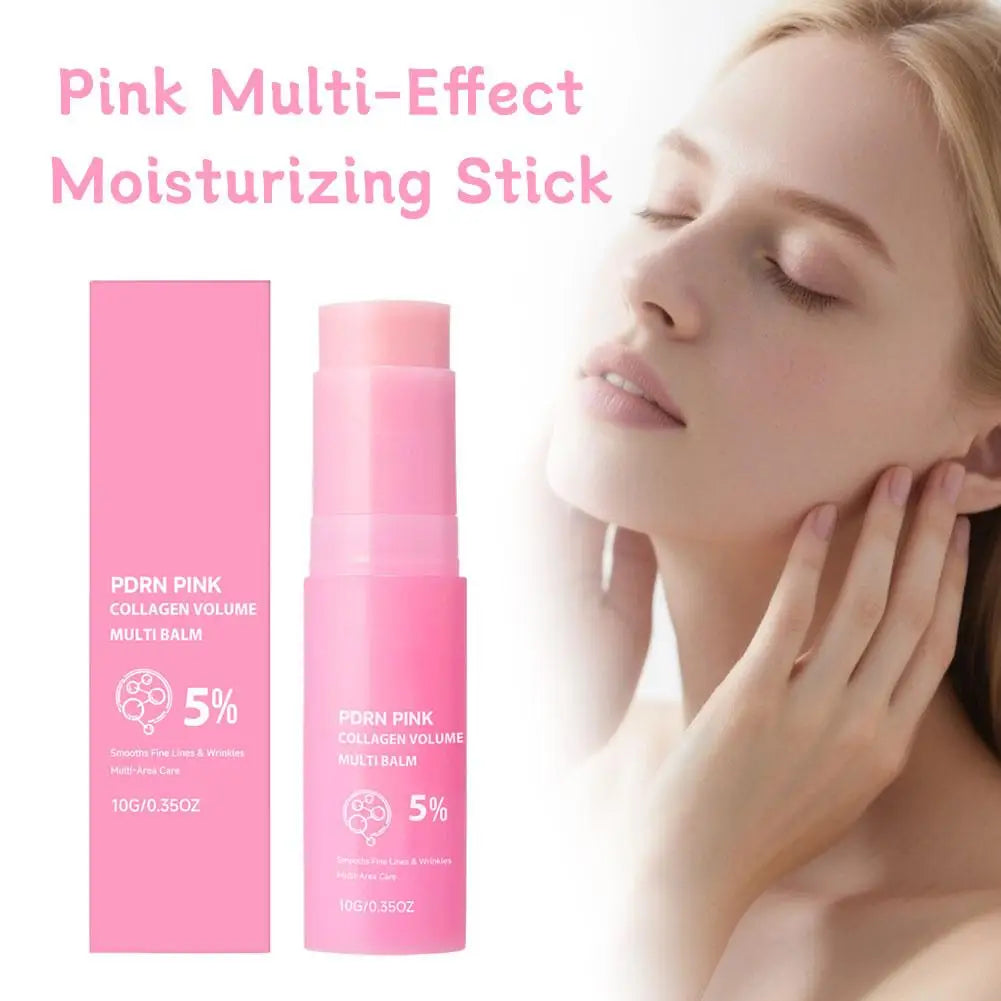 PDRN Pink Collagen Multi Balm Stick NAD+Serum+Moisturizer Face Cream Skin Booster Collagen Wrinkle Face Body Hydrating Firming