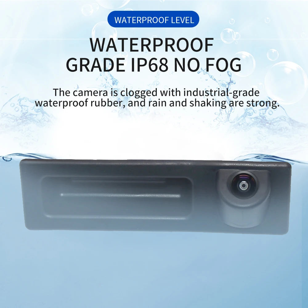 Trunk Handl Car Rear View Camera Auto Parking for BMW 5 series F10 F11/ 3 F30 F31 F32/X3 F25/X4 F26/X5 F15/X6 F16 Monitor