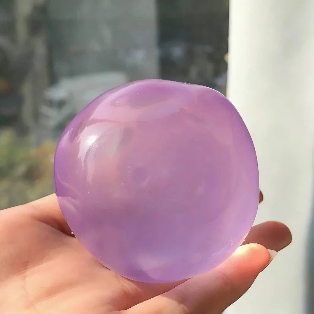 1PC Squishy Mochi Squeeze Toys Sensory Fidget Toys for Adults Transparency Coconut Oil Squeeze Toy Stress Relief Sensory Toy
