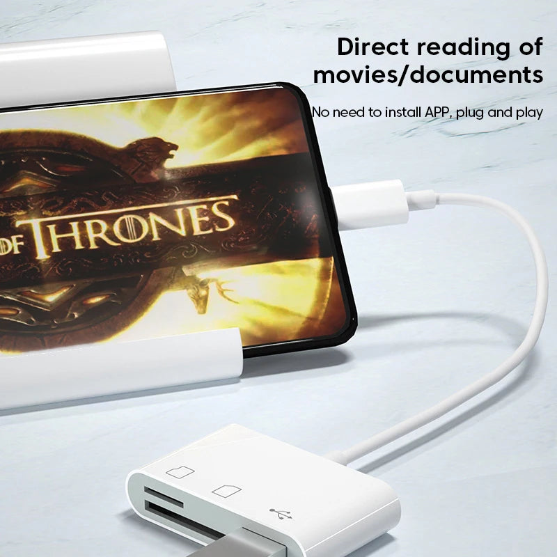 Crouch 3 in 1 OTG USB Type C Adapter Cable TF CF SD Memory Card Reader Writer Compact Flash For Huawei Macbook Samsung Xiaomi