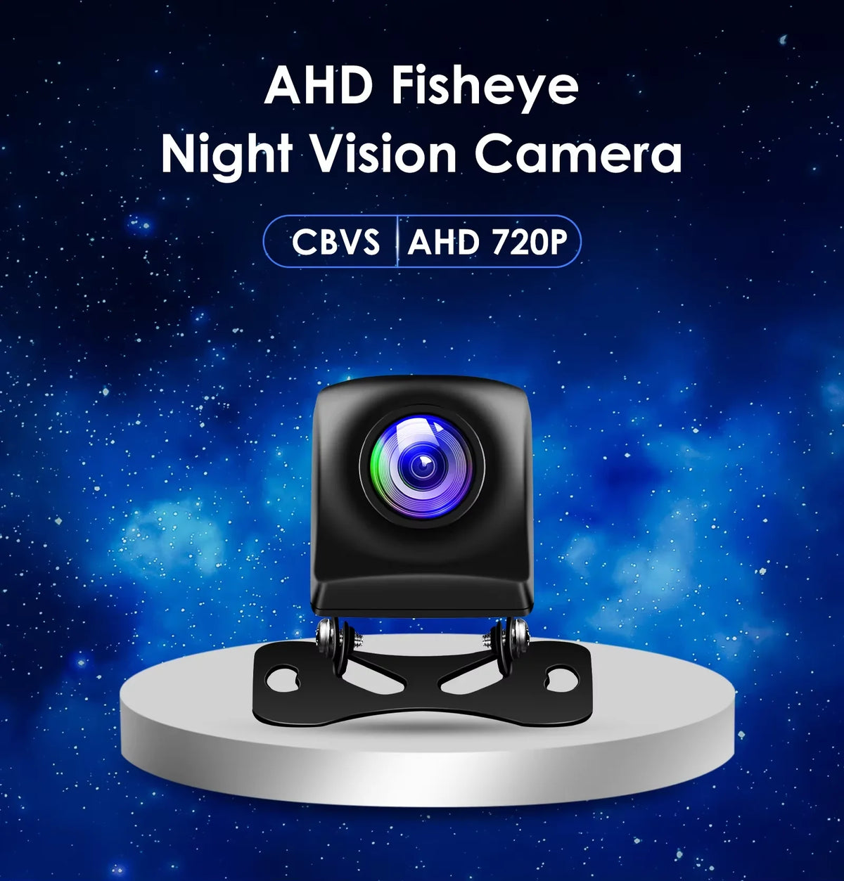 Hizpo 720P 1080P AHD Rear View Camera 140 ° 150 ° 170 ° 360 ° Wide Angle Waterproof Night Vision Universal Reverse Parking Assistance