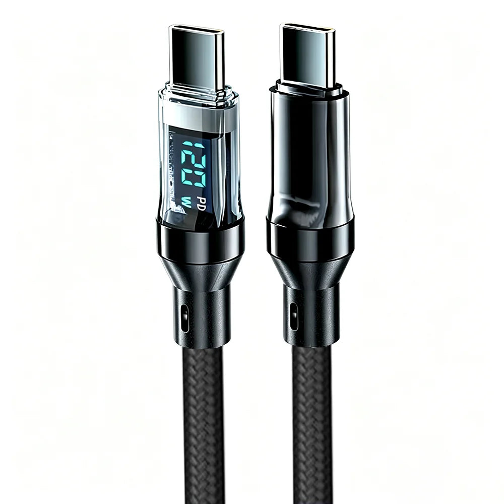 NNBILI USB to Type C Cable 120W Fast Charging Charger USB Type C to USB C Display Cord For Xiaomi POCO Huawei Macbook Honor 1/2m