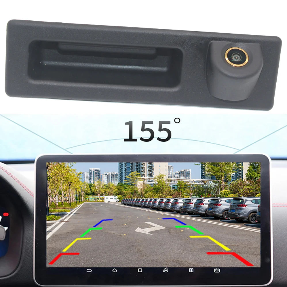 Trunk Handl Car Rear View Camera Auto Parking for BMW 5 series F10 F11/ 3 F30 F31 F32/X3 F25/X4 F26/X5 F15/X6 F16 Monitor