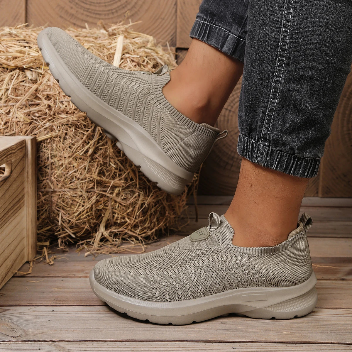 Men's Solid-Color EVA Casual Shoes - Lightweight and Comfortable Sole - Suitable for Daily Wear on the Feet Free Shipping Shoe