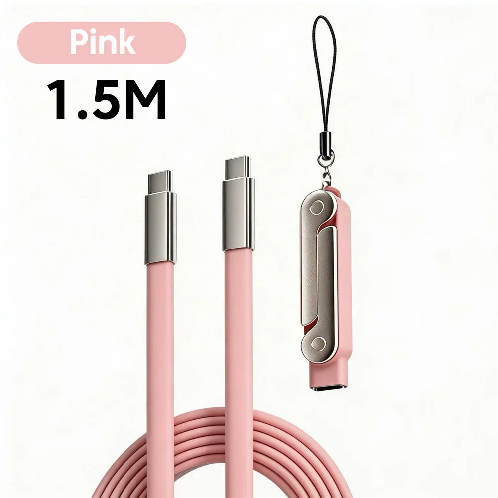 240W Type C Fast Charging Foldable Mobile Phone Holder Data Cable Multi-Angle Adjustment Charging Phone Holder PD Usb Cable