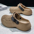 Summer Mens Sandals Outdoor Fashion Slippers Breathable Lightweight Man Beach Sandals Thick Sole Non Slip Casual Garden Shoes