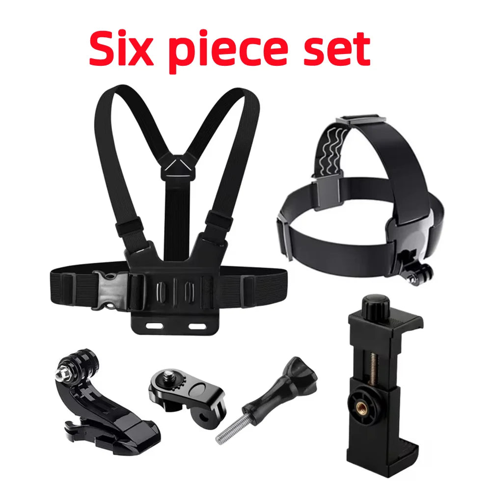 Phone Chest Strap Mount Belt for Iphone 14 Holder Mobile Smartphone for GoPro Hero 13 12 11 10 9 DJI Action Camera Live Shooting