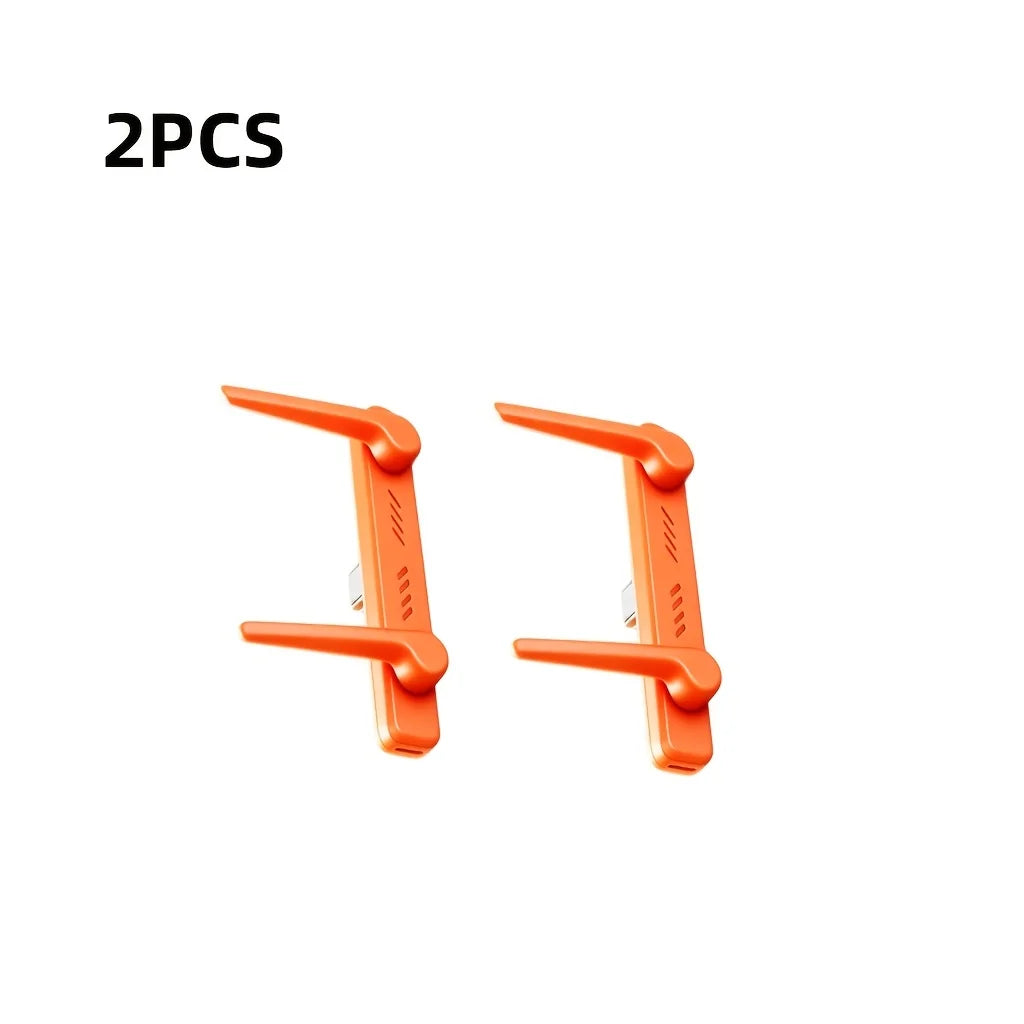 360° Rotating Super-Fast Charging Bracket with Detachable 100W Data Cable Converter Foldable Phone Stand for All Type-C Android