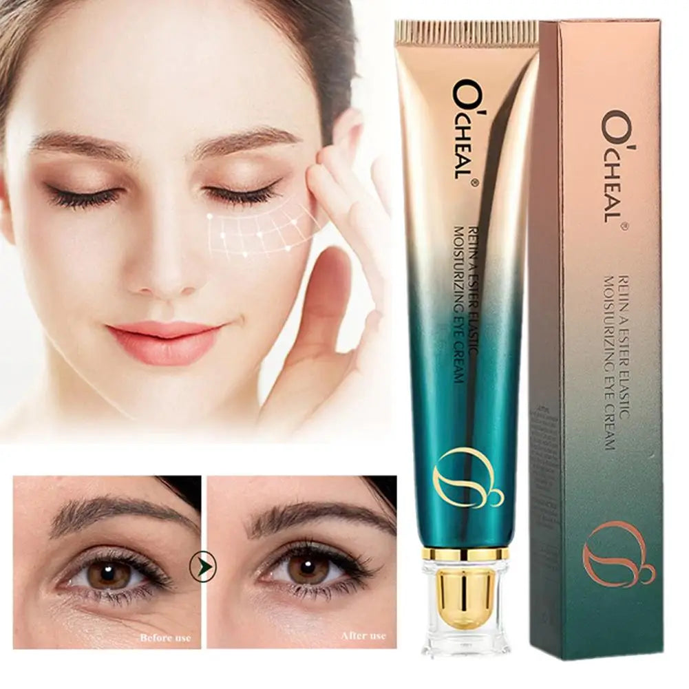 Lots OCHEAL Eye Moisturizing Cream Fades Fine Lines Anti Dark Circles Eye Serum Remove Eye Bag Puffiness Anti-Aging Eye Care