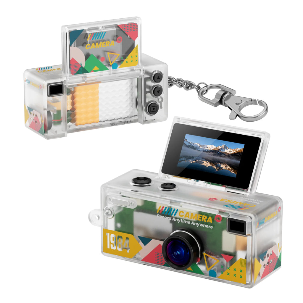 G62 Retro Mini Keychain Thumb Camera 1080P HD Recorder Built-in Flash Outdoor Sports Camera Video Shooting Children Camera 2026
