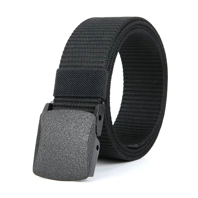 PAUL HUEMAN Military Automatic Buckle Nylon Belt Outdoor Hunting Multifunctional Tactical Canvas Belt High Quality Men Belt