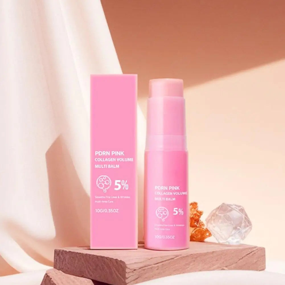 PDRN Pink Collagen Multi Balm Stick NAD+Serum+Moisturizer Face Cream Skin Booster Collagen Wrinkle Face Body Hydrating Firming