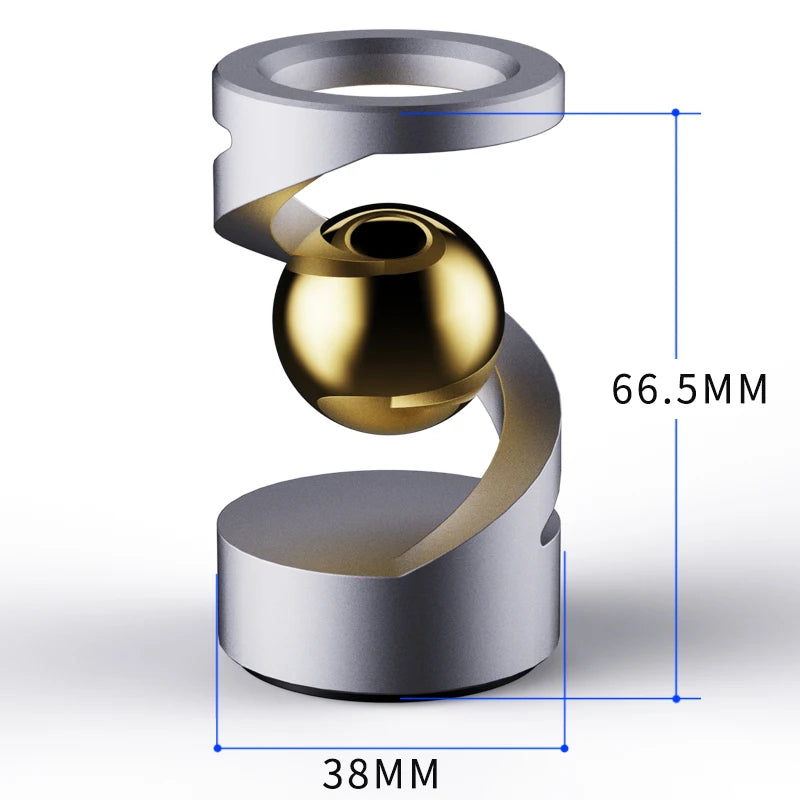 Visual Levitating Desktop Spinning Top Rotating Stress-Relieving Toy Metal EDC Stress-Relieving Toy Festival Gift