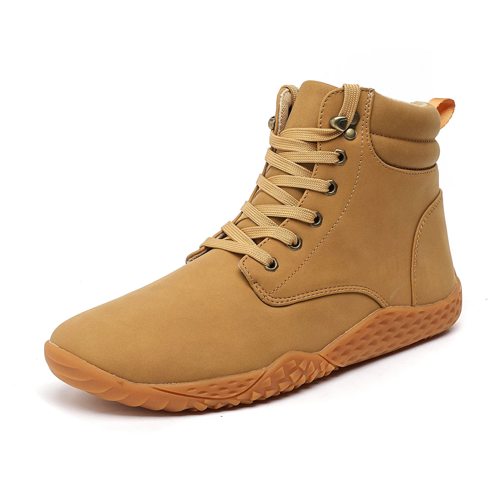 Barefoot Shoes Adult Cross-Trainer Wide Toe Box Men's Wide Minimalist Zero Drop Sole Casual Knitting Walking Sneakers Large Size