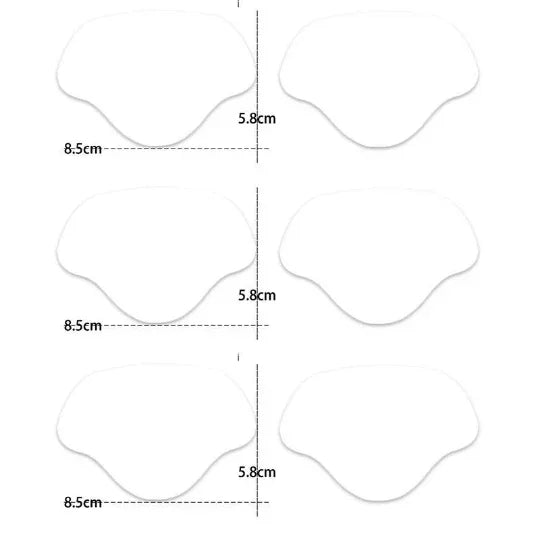 Heel Repair Subsidy Sticky Shoes Hole Sneakers Insoles Patch Heel Pads Heels Sticker Protector Foot Care Anti-Wear Inserts 6 PCS