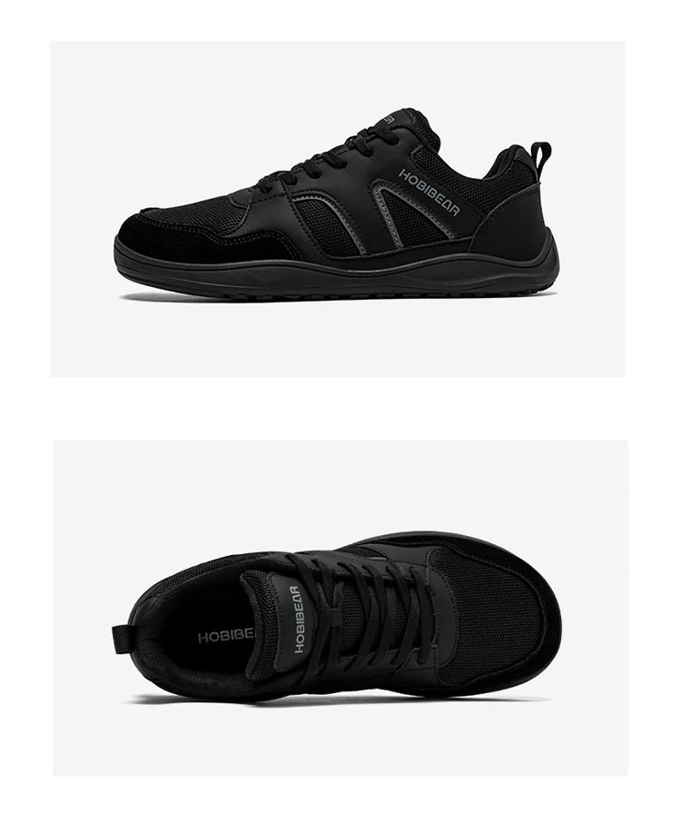 HOBIBEAR Unisex Width Toe Box Shoes Barefoot Zero-Drop Sole Sneakers Lightweight Flexible Minimalist Walking Shoes