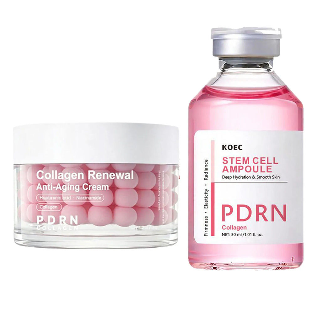 PDRN Pink Collagen Multi Balm Stick NAD+Serum+Moisturizer Face Cream Skin Booster Collagen Wrinkle Face Body Hydrating Firming