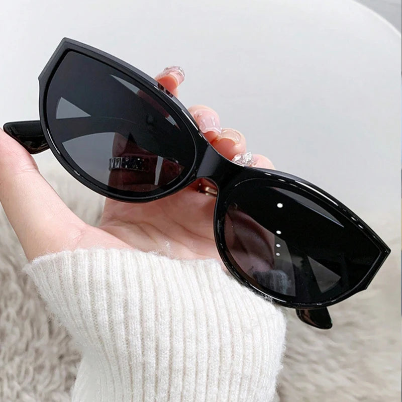 1/4pcs Fashion Small Cat Eye Sunglasses Vintage Brand Designer Sun Glasses Female Multi Color Eyewear UV400 Gafas De Sol