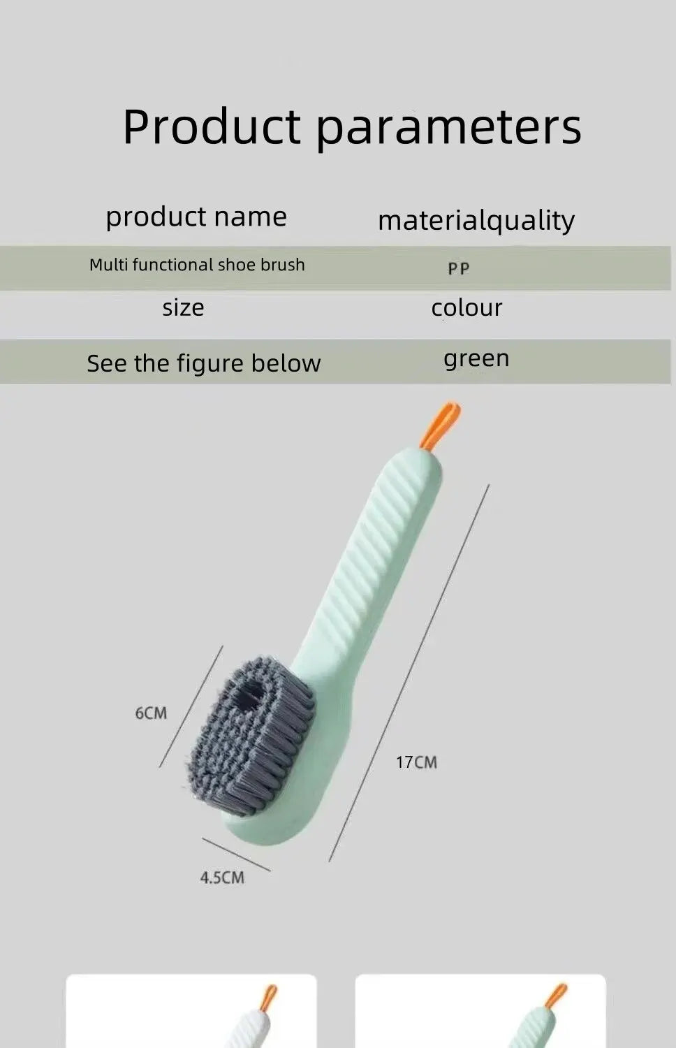 Multi Functional Liquid Added Shoe Brush Household Press Out Liquid For Washing Shoes Shoe Brush Tool Press Type Soft Fur Clo