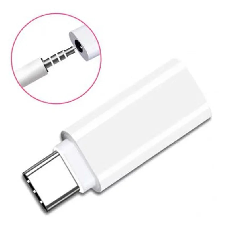 USB Type C To 3.5mm Aux Adapter Connetor Type-c 3.5 Jack Audio Cable For Xiaomi Huawei Honor HIFI Wired Earphones OTG Connetor