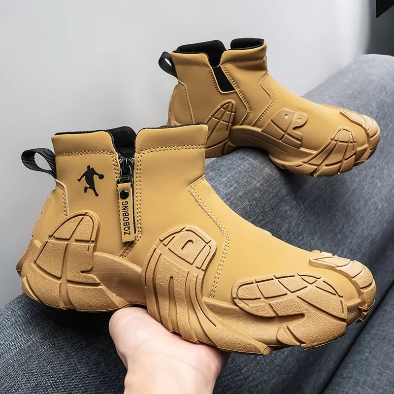 Large Size Men's Shoes, Thick-Soled Lightweight Casual Shoes, Gift for Boyfriend's Birthday, Trendy Versatile Sneakers, Comfortable Holiday Gift, Running Shoes