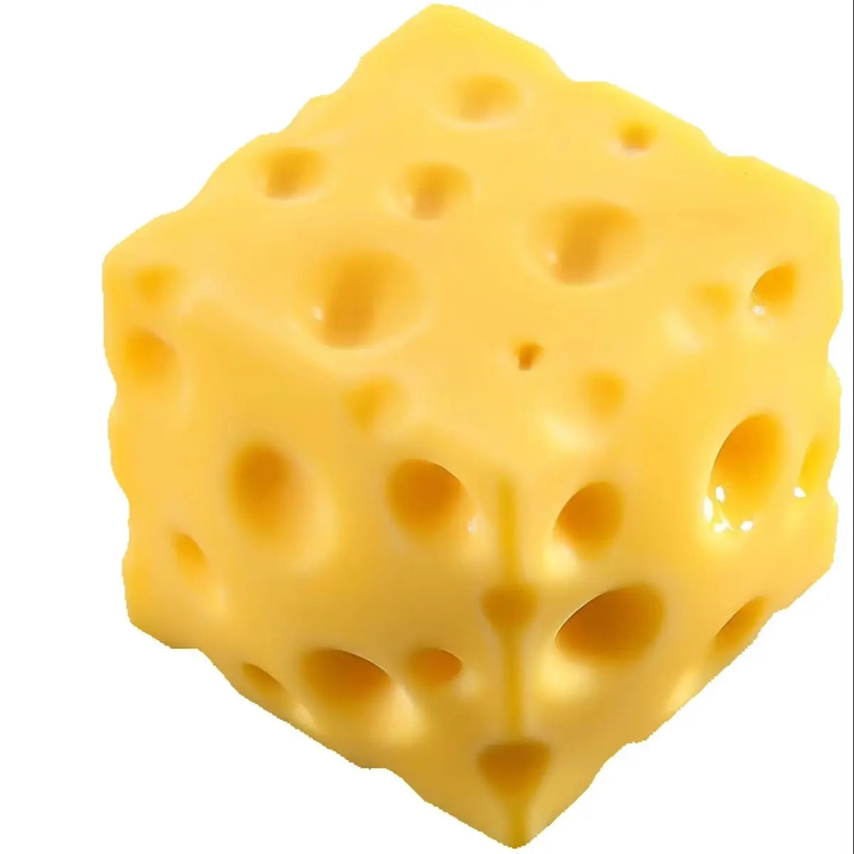 Slow Rebound Cheese Cube Squishy Toy Soft Touch Stress Relief Desktop Decor Gadget For Office Leisure And Holiday Gift Matching