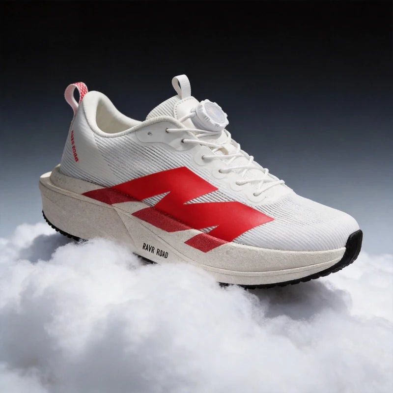 New Men's Carbon Plate Sneakers Outdoor Soft Sole Air Cushion Mesh Sports Running Shoes Light Nonskid Casual Couple Tennis Shoes
