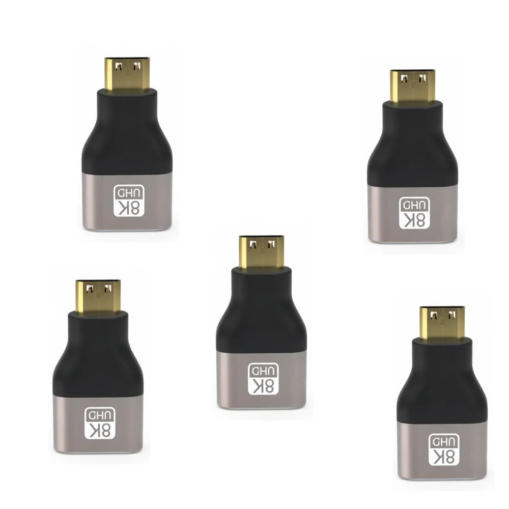 Mini HDMI-Compatible Male to Female Adapter Converter 1080P 2K 4K Video Cable for Mini PC HDTV HD Camera 5504