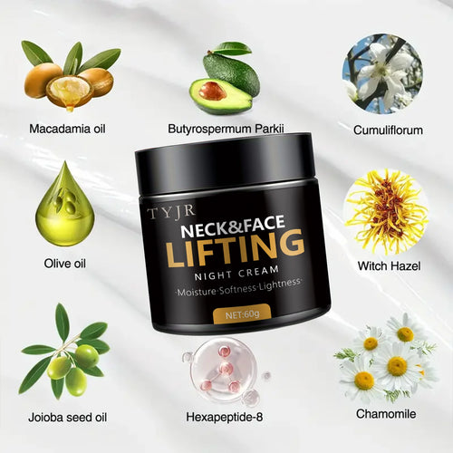 Neck Lines Protein Cream Collagen Eliminate Neck Fine Lines Anti-ageing Lift Rejuvenation Nourish Eliminate Double Chin SkinCare