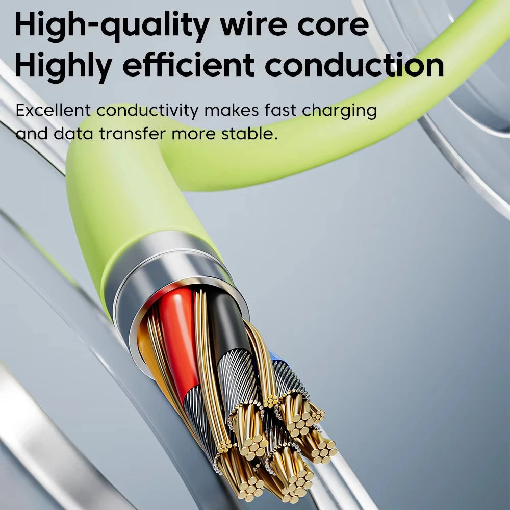 NNBILI 1/3Pcs 240W Type C Cable Fast Charging Phone Charger Data Cord For iPhone 18 17 Huawei Type C to USB C Quick Charge Wire