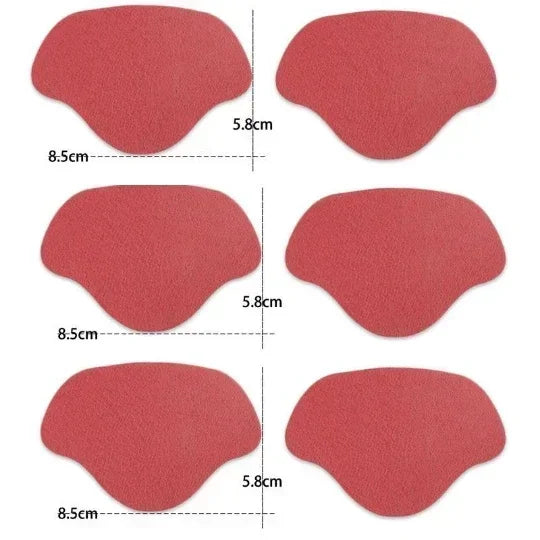 Heel Repair Subsidy Sticky Shoes Hole Sneakers Insoles Patch Heel Pads Heels Sticker Protector Foot Care Anti-Wear Inserts 6 PCS