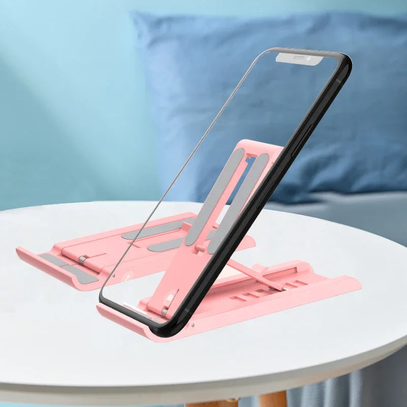 Desktop Phone Holder Stand Foldable Portable Tablet Stand Desk Lazy Bracket For iPhone 13 Pro iPad Mobile Phone Tablet Below