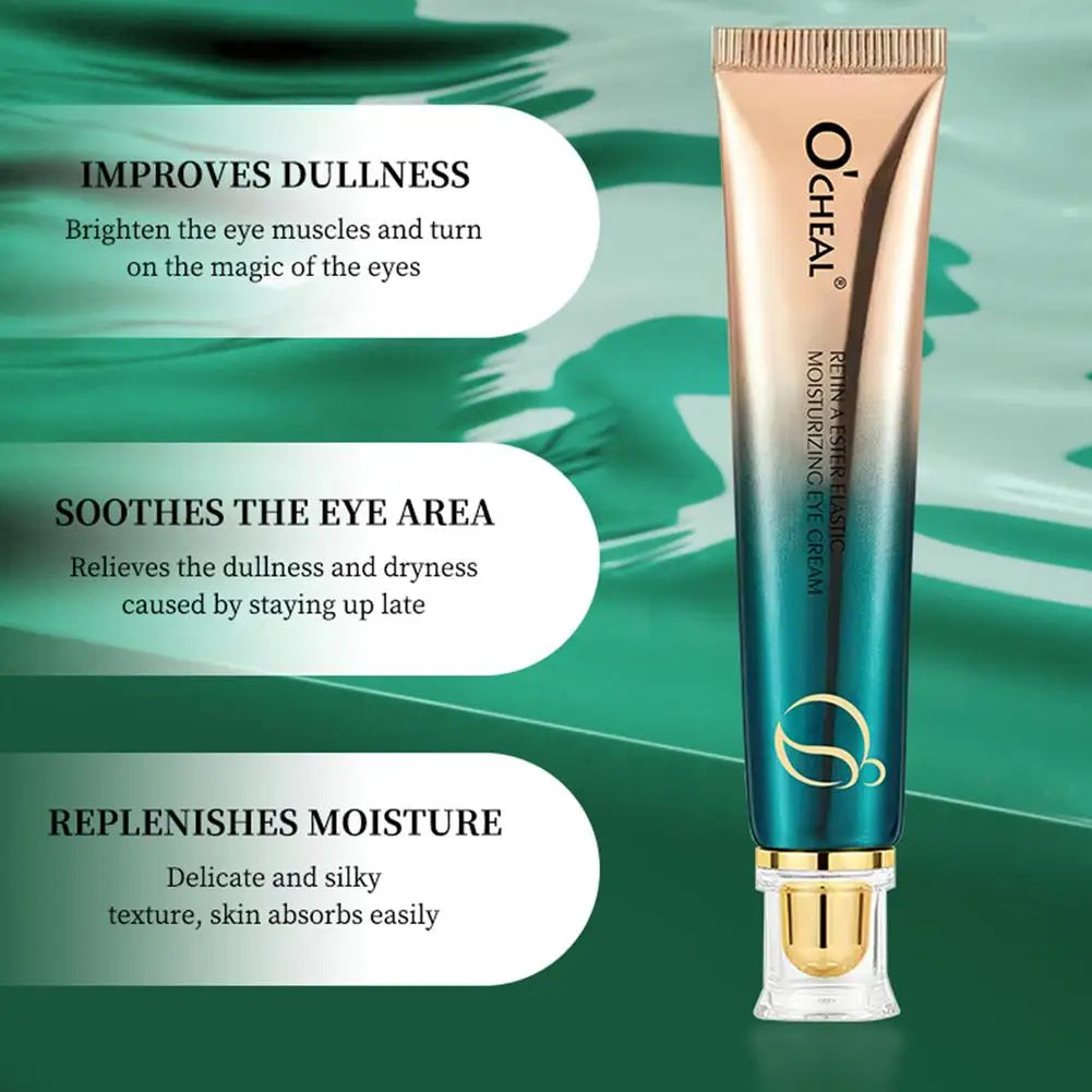 Lots OCHEAL Eye Moisturizing Cream Fades Fine Lines Anti Dark Circles Eye Serum Remove Eye Bag Puffiness Anti-Aging Eye Care