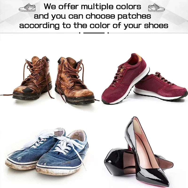 Heel Repair Subsidy Sticky Shoes Hole Sneakers Insoles Patch Heel Pads Heels Sticker Protector Foot Care Anti-Wear Inserts 6 PCS