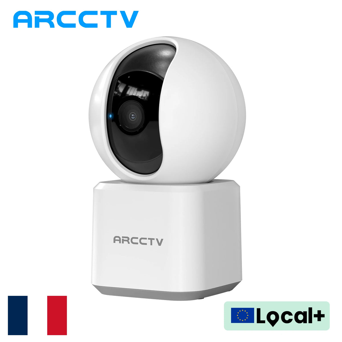 ARCCTV 2K Baby Monitor WiFi Surveillance Camera HD Two Way Talk IR Night Vision Security PT Camera 360° View Automatic Tracking