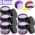 50g/box Purple Teeth Whitening Powder Natural Deep Cleaning Breath Freshener Suitable for Unisex Ideal for Daily Use Travel