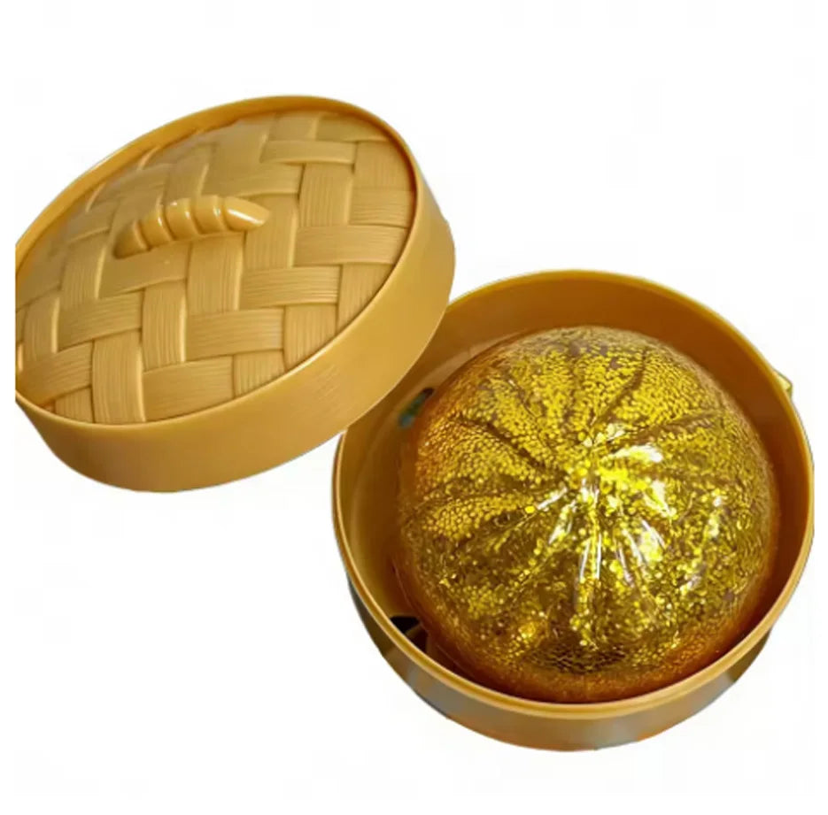 Glitter dumpling squishies Glitter Dumpling Squishy with Box Dumplings Sensory Dumpling Pressure Toy for Stress Relief