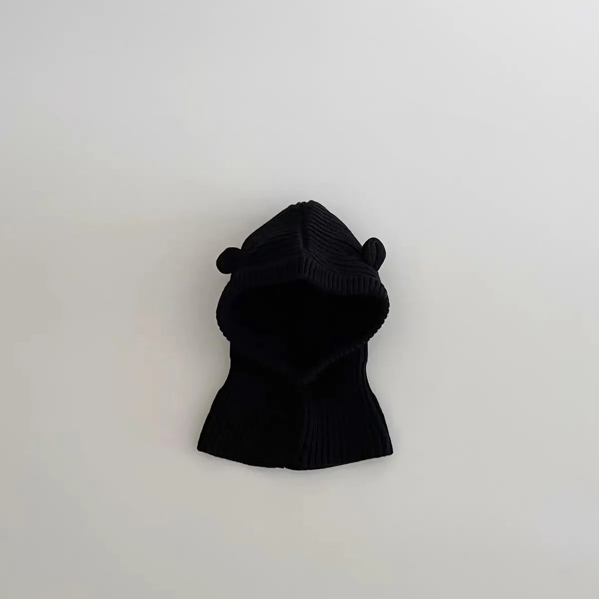 Winter Knit Balaclava Hat for Baby Cute Cartoon One Piece Scarf Cap Kids Thickened Warm Ear Protection Woolen Beanies Caps