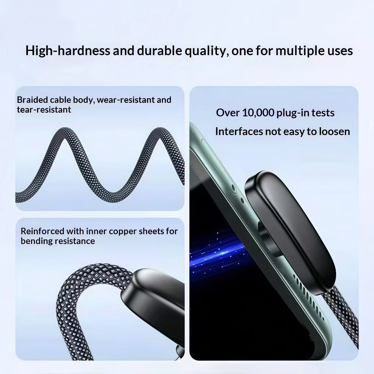 100W 6A Type C Gaming Cable, 90° Right Angle USB A to USB C Nylon Braided Fast Charging Data Cord for Samsung Xiaomi Huawei