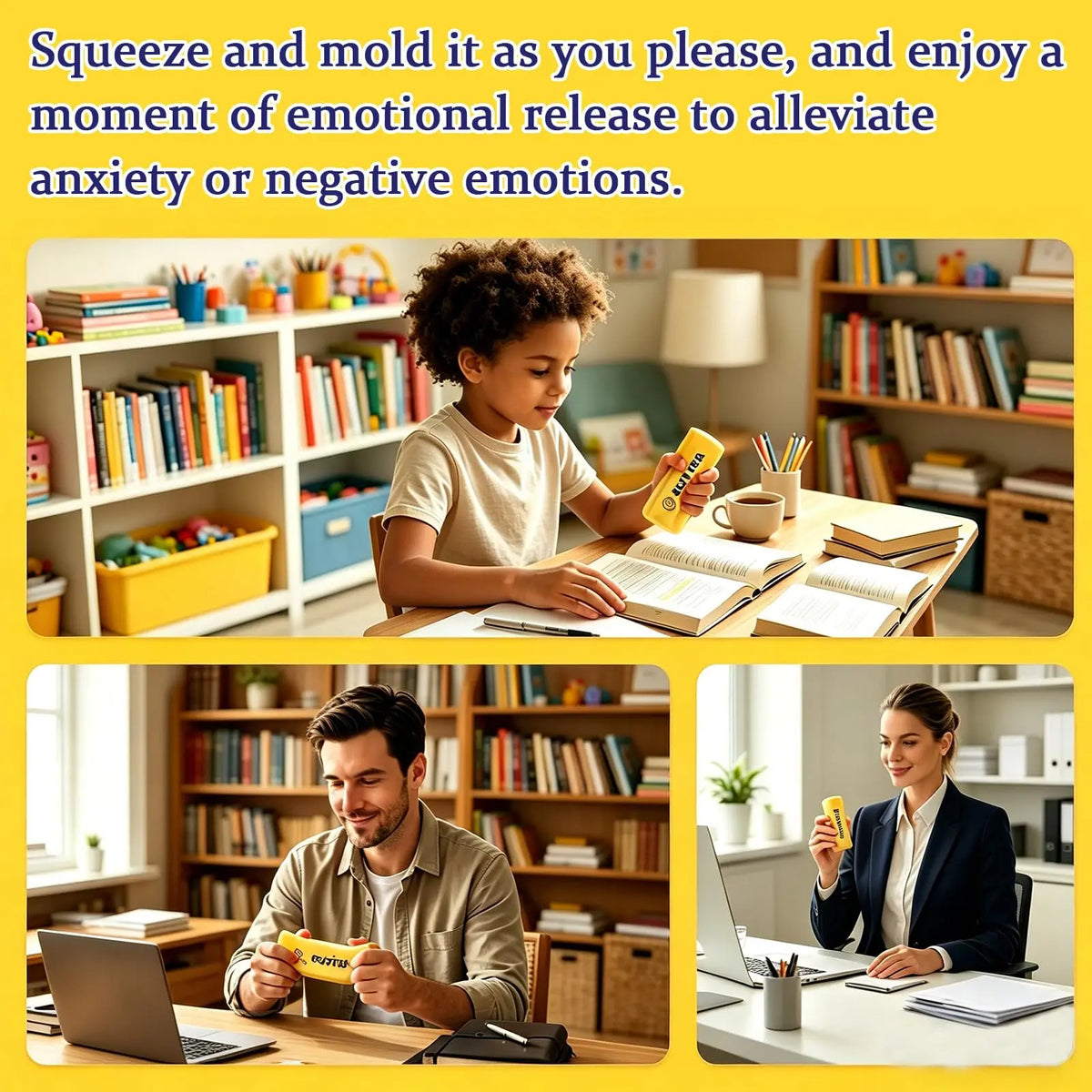 Butter Stick Squishy Toy Slow Rising Squeeze Toy Butter Bar Brick Squishy Fidget Toy Anti Stress Release Hand Relax Gift Toy