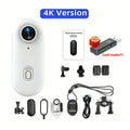 Mini 1080P/ 4K Pocket Magnetic POV Vlog Cam Body Chest Recorder Wireless WiFi Waterproof Action Camera Helmet Bicycle Sports
