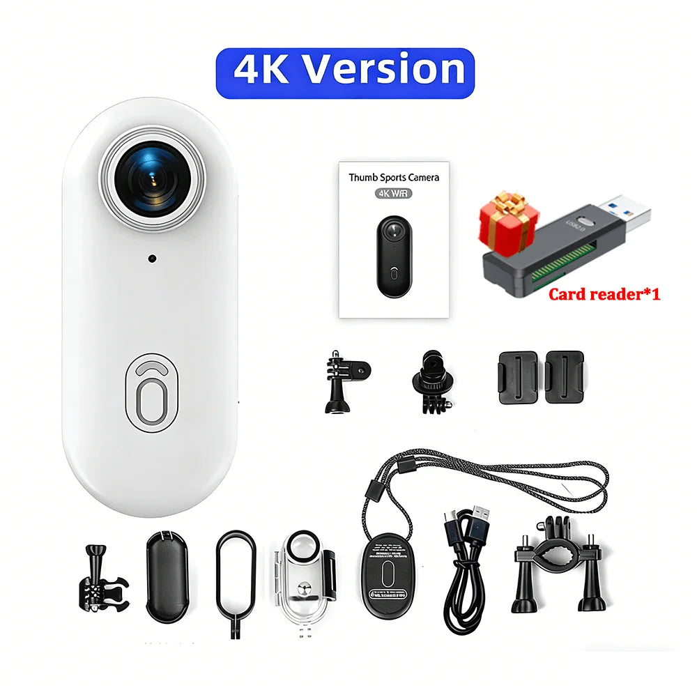 Mini 1080P/ 4K Pocket Magnetic POV Vlog Cam Body Chest Recorder Wireless WiFi Waterproof Action Camera Helmet Bicycle Sports