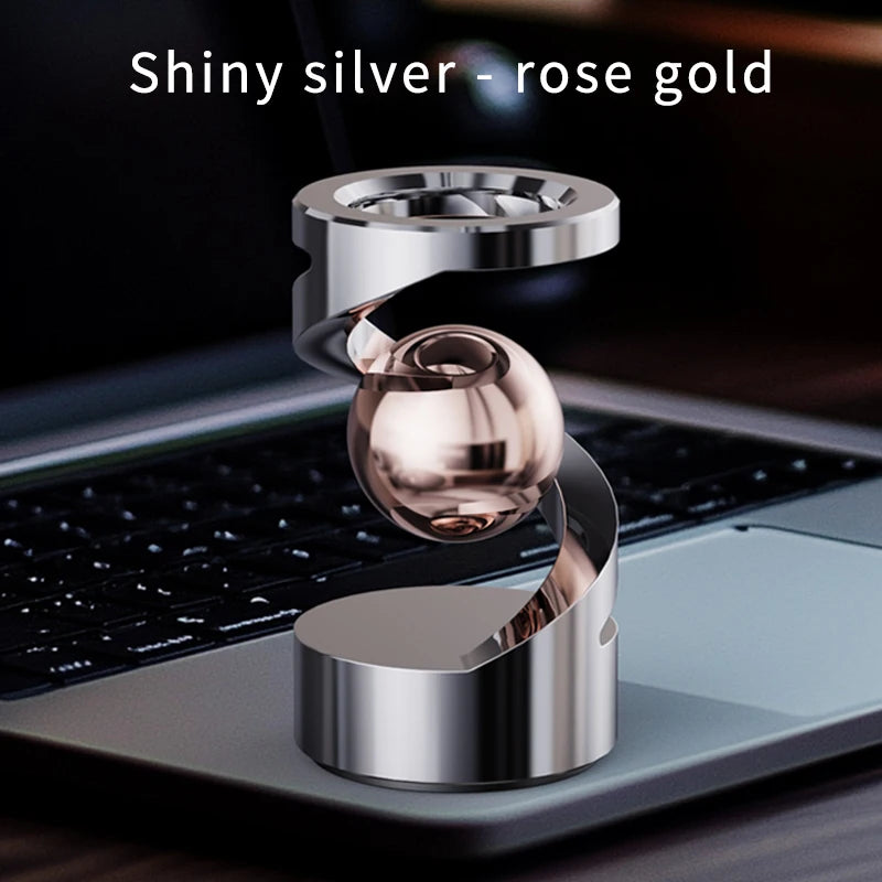 Visual Levitating Desktop Spinning Top Rotating Stress-Relieving Toy Metal EDC Stress-Relieving Toy Festival Gift